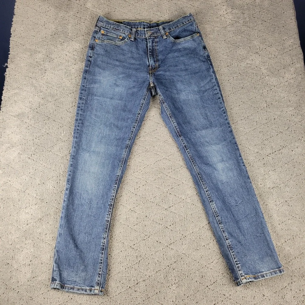 Levis 541 Jeans Mens 32x32 Blue Athletic Fit Taper Medium Wash Stretch Denim